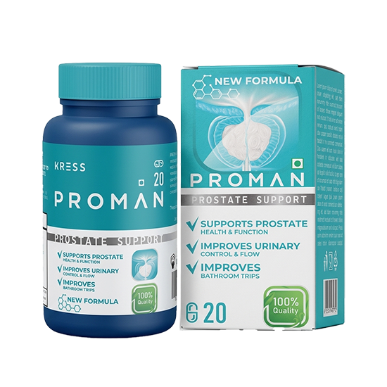 PROMAN Prostate Support Bottle and Packaging